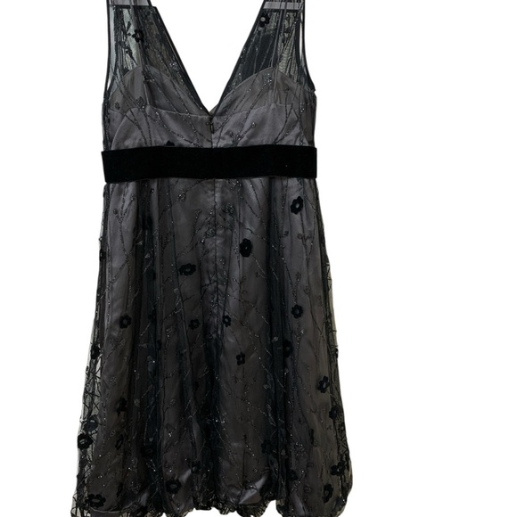 Rickie Freeman for Teri Jon Black Satin Intimates - Picture 2 of 3